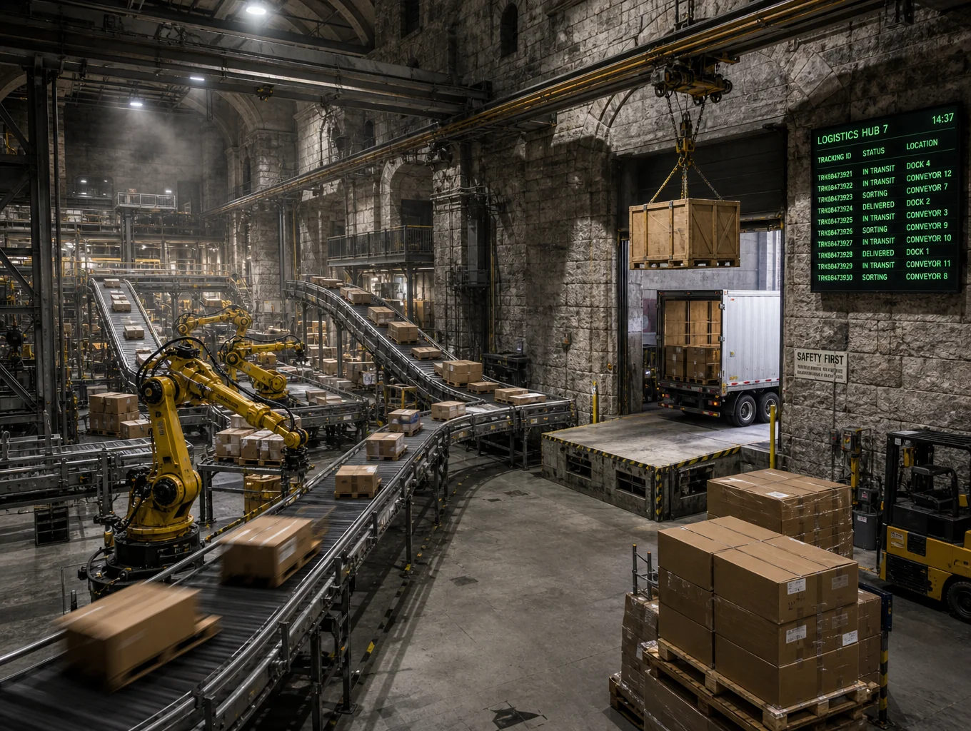 High-speed distribution center in Las Vegas