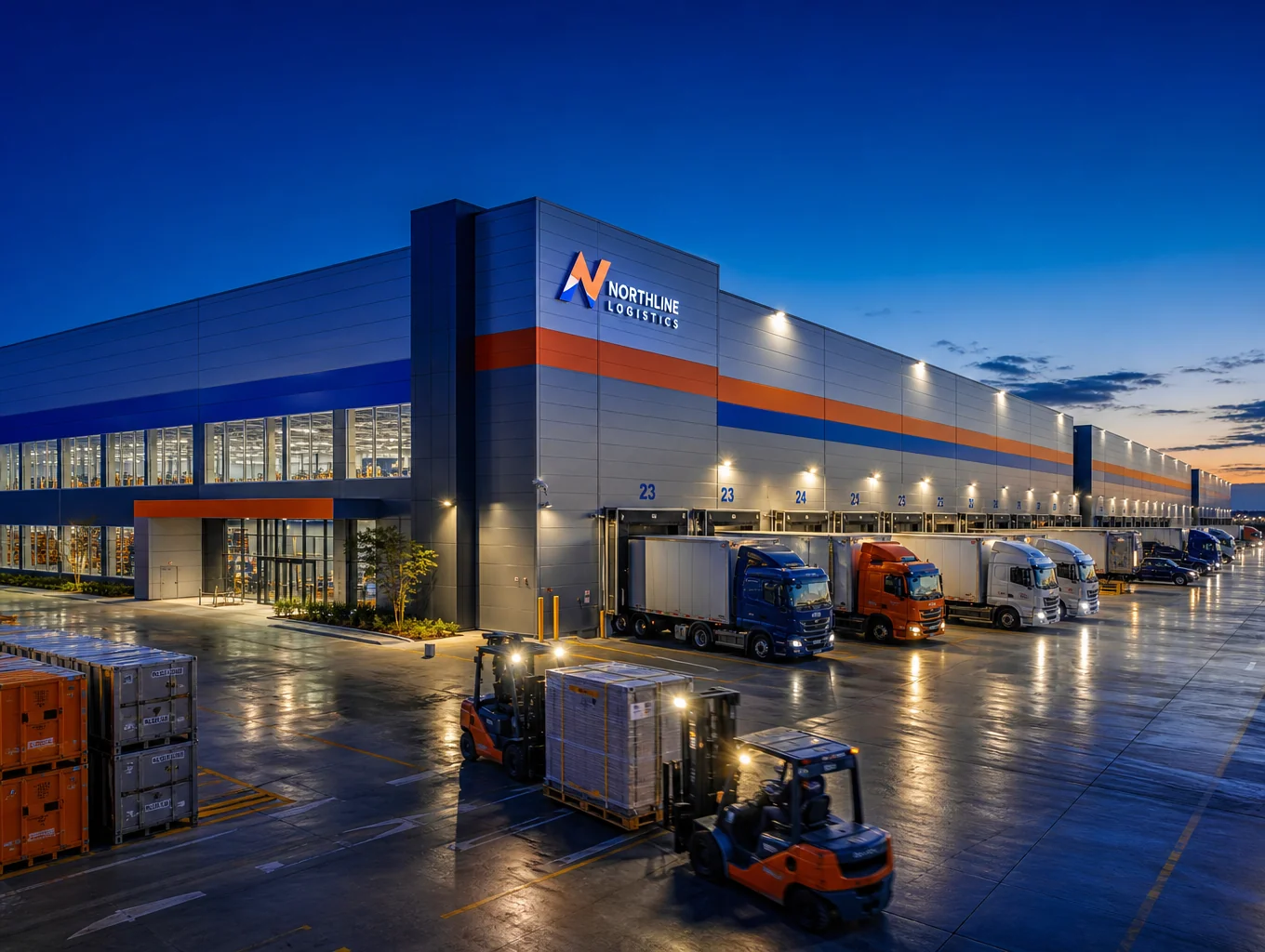 Modern logistics facility in Salt Lake City